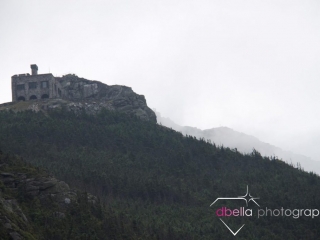 structure on a mountain